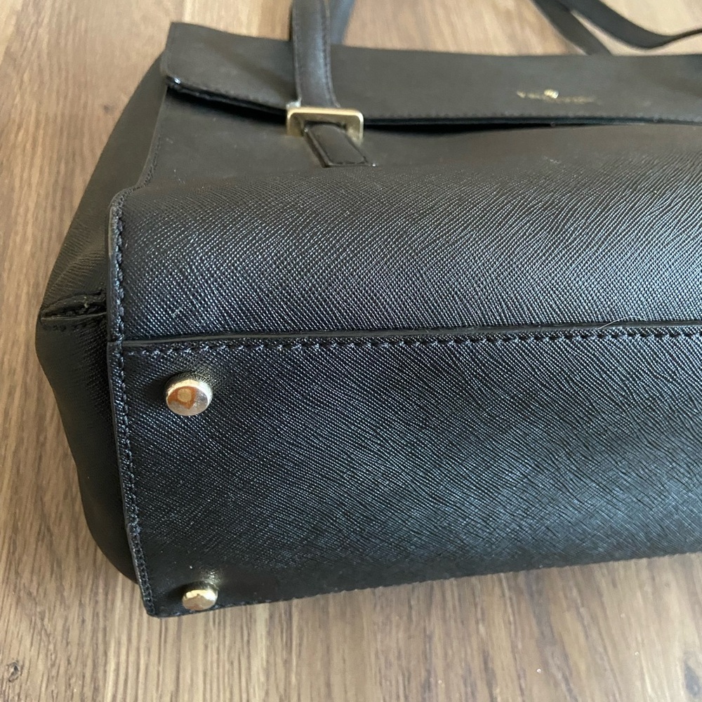 Kate Spade Cedar Street Luciana Black Leather Satchel - Picture 8 of 15